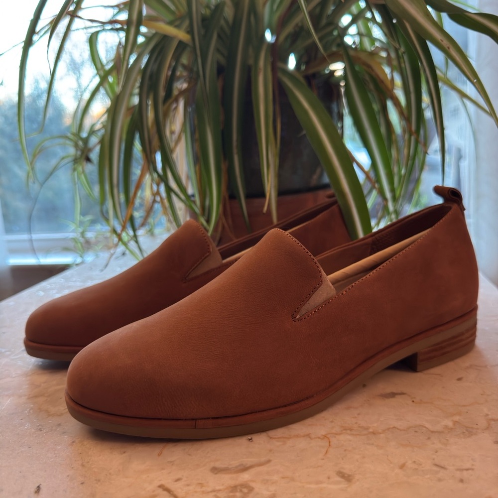 NEW NWT NIB Dr Scholls Women's Tan Loafers Sz 9W. AVE LUX Chip Brown - Picture 10 of 12